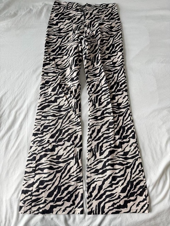 Motel Rocks Pants - NWOT Motel Rocks Zebra-Print Wide Leg Pants in Black & Cream